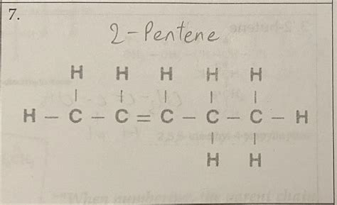 2 Pentene Structure