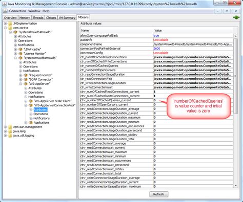 OpenText Cordys 10.6 documentation : Monitoring the Counters of a ...