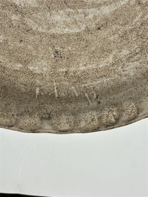 McCarty Pottery Mississippi Large Lee Signed Thumbprint Platter | eBay