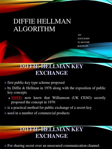 Diffie-Hellman Algorithm 的图像结果