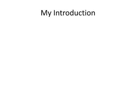 My Introduction 的图像结果