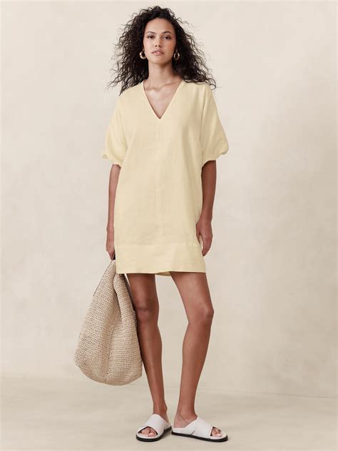 Mini Linen Dress