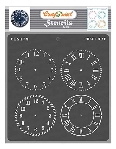 clock-stencil-template-cts178 — thecraftshop.in
