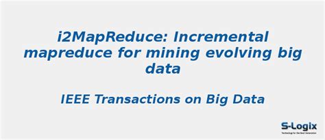 Incremental mapreduce for mining evolving big data - Python Projects ...