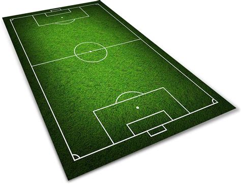 Amazon.com: Kids Rug Soccer Field Rug Football Carpet Playmat Fun ...