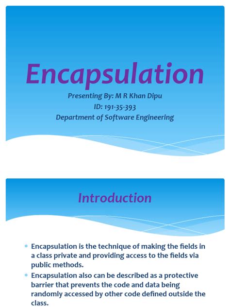 Image result for Encapsulation Computer Programming