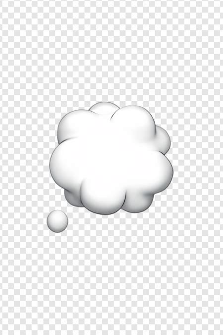 Thought Bubble Emoji PNG Transparent Images
