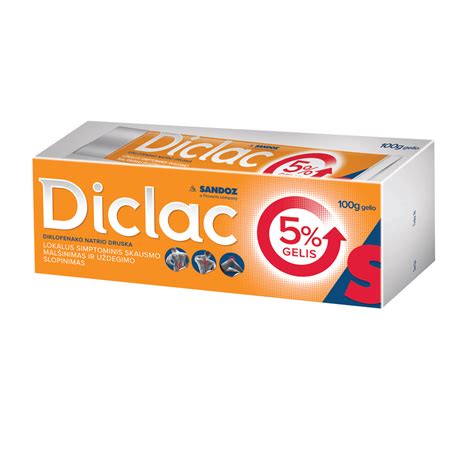 DICLAC 5% gelis 100 g | BENU vaistinė internete – Ne ...