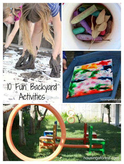 Image result for Fun Backyard Activities