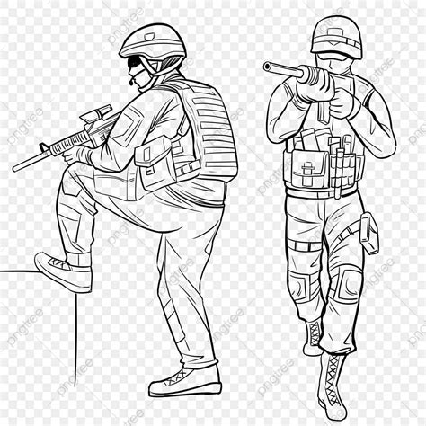 Easy Army Soldier Drawing