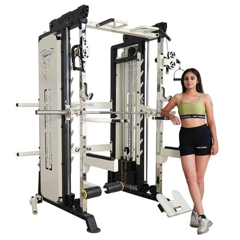 GAMMA FITNESS Multi Functional Trainer with Smith Machine FTS-701 MS ...