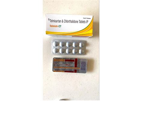 Pharmaceutical Drug - Telmisartan & Chlorthalidone Tablets Telmish-CT ...
