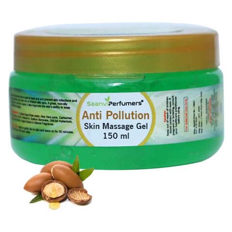 Buy Saanvi Perfumers Anti Pollution Skin Massage Gel 150ML For Men ...