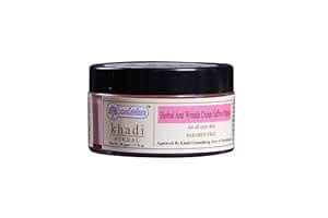KHADI RISHIKESH Herbal Anti Wrinkle Cream Saffron & Papaya,Reduces ...