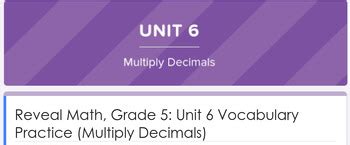 Image result for Reveal Math Grade 6 Module 5