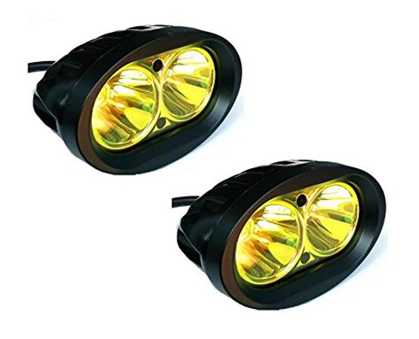 Ambrotos 20W CREE LED Aux Light CREE LED Fog Lights Yellow Set Of 2 ...