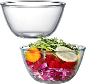 MDNSHO Glass Mixing Bowl Borosilicate Glass Microwave Oven safe All ...