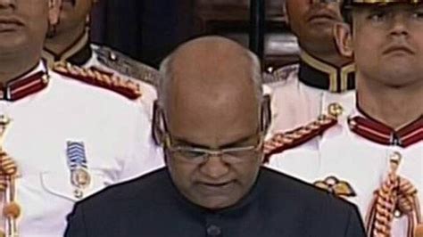 Ram Nath Kovind sworn in as India's 14th President; accept role with ...