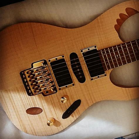 Buy Ibanez EGEN8 Electric Guitar Herman Li Platinum Blonde Online ...