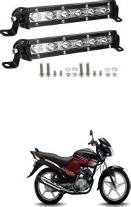 PRTEK Led Bar/Fog Light/Work Light Bar 6 2Pcs Universa Car & Bike 009 ...