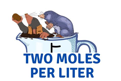 Two Moles Per Liter Graphic by daonundao · Creative Fabrica