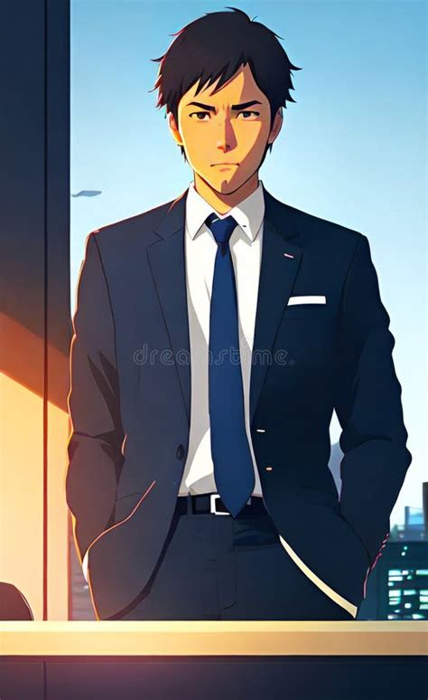 Anime Male Business Suit 的图像结果