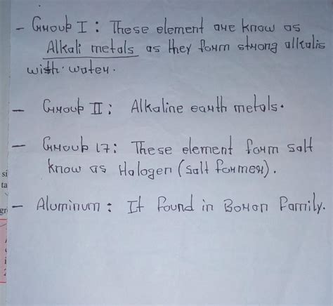 State the position of the following in the periodic table: a)alkali ...