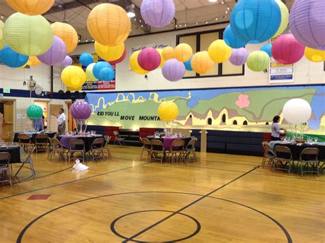 Decorated our school gym with the theme Oh, the Places You'll go! | Pre ...