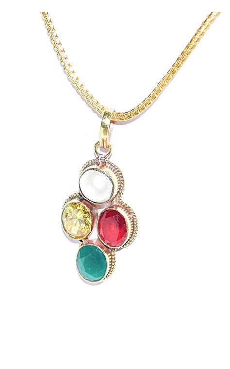 Scorpio Zodiac Gemstone Pendant/Vrishchak Rashi semi Precious Gemstone ...