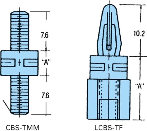 LCBS-TF-M4-10-01 Essentra | LCBS-TF-M4-10-01, 15.9mm High Nylon PCB ...