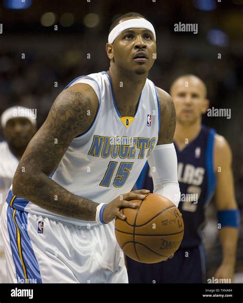 Denver nuggets carmelo anthony during hi-res stock photography and ...