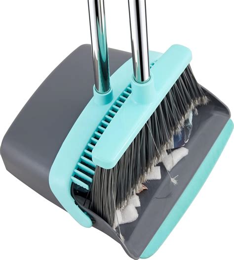 Buy Broom and Dustpan Set Broom with Dustpan Combo Set Extendable Long ...