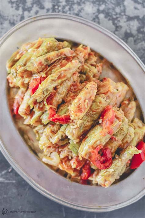 Vegetarian Stuffed Cabbage Rolls | The Mediterranean Dish