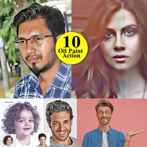 Oil Paint Action - MasterBundles