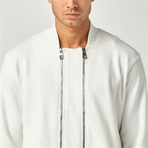 Double Zipper Jacket // Off White (L) - TBASIC Apparel - Touch of Modern