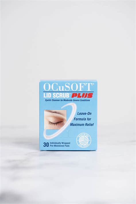 Ocusoft Lid Scrub Plus Eyelid Wipes - One Stop Dry Eye Shop