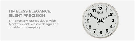Buy Ajanta Wall Clock for Home and Offices Silent Sweep Movement 16 ...