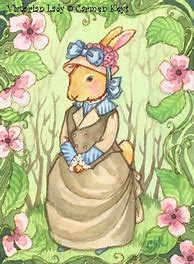 Image result for Bunny Victorian Dress Art