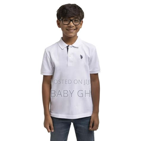 USPA White U.S Boys Kids Classic Polo Shirts in Accra Metropolitan ...