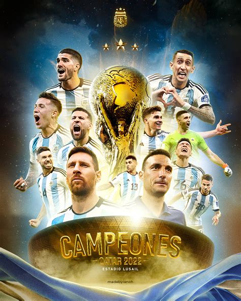 Argentina Campeón del mundo - World Cup Qatar 2022 on Behance