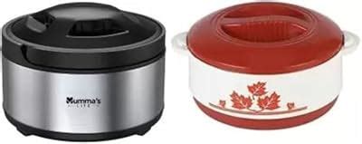 Buy Mumma's LIFE Stainless Steel Thermosteel Casserole Set of 3 for ...