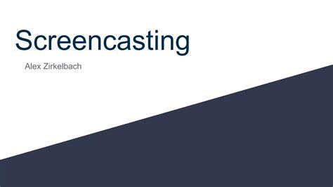 Screencast Example 的图像结果