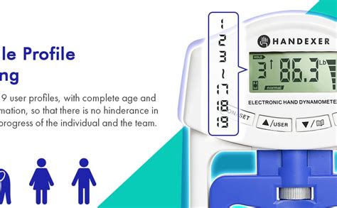 Buy Filixtrue Plastic Grip Strength Tester Hand Grip Dynamometer ...