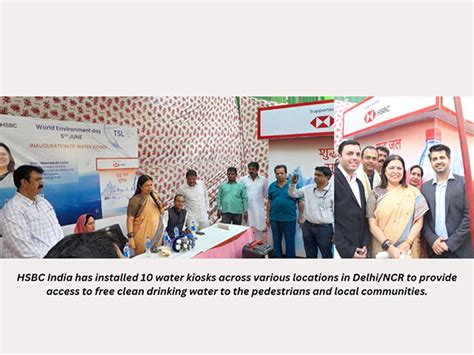 HSBC India Installs Water KIOSKS in Delhi and NCR to provide clean ...