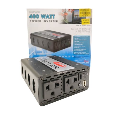 Whistler Power Inverter 400 Watts XP400i | HMR Shop N' Bid