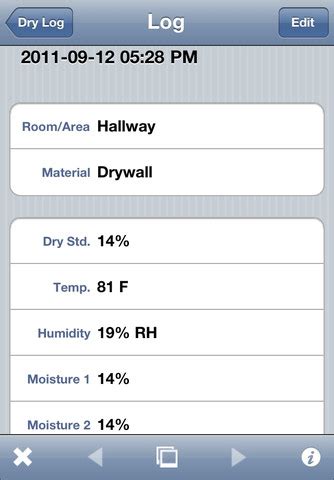Image result for Water Mitigation Drying Log Sample