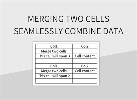 Merging Cells with Data in Excel 的图像结果