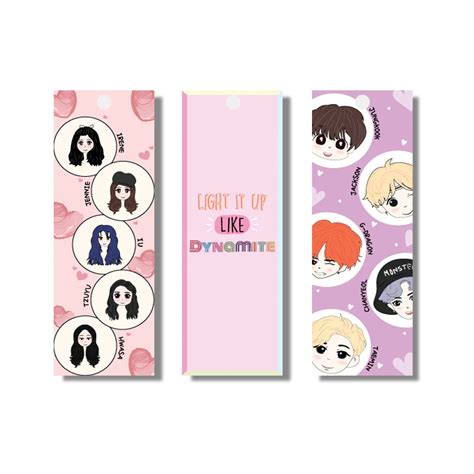 BTS Dynamite, Multi Stan Bookmark Set Of 3 - Karnival – lovekarnival