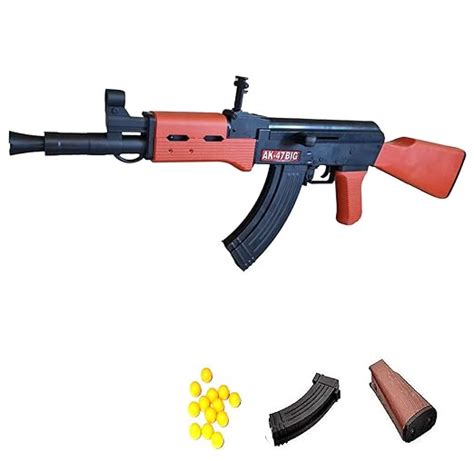 IndusBay® AK 47 BB Bullet Gun AK47 AK-47 AWM Gun Military Style AK-47 ...