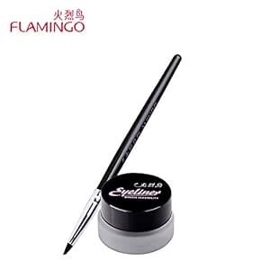 Buy Black : Beauty Gel Eyeliner Makeup Flamingo long-lasting soft black ...